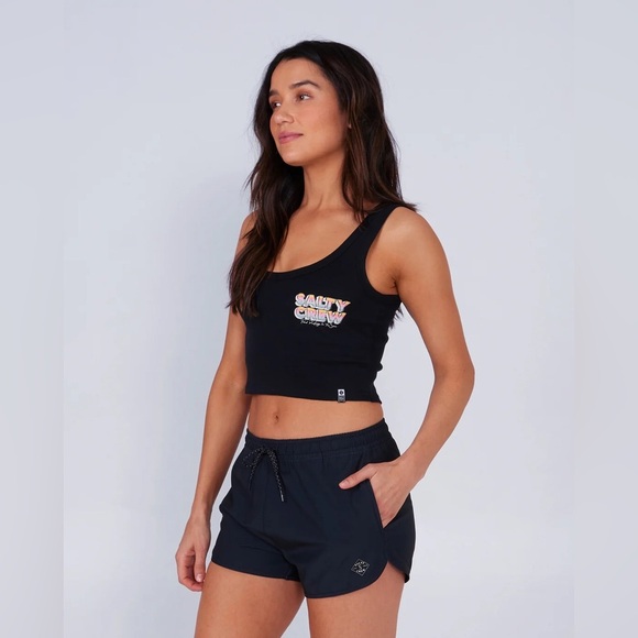 NWT - Salty Crew Summer Time Tank in Black - Size XS - Picture 3 of 3